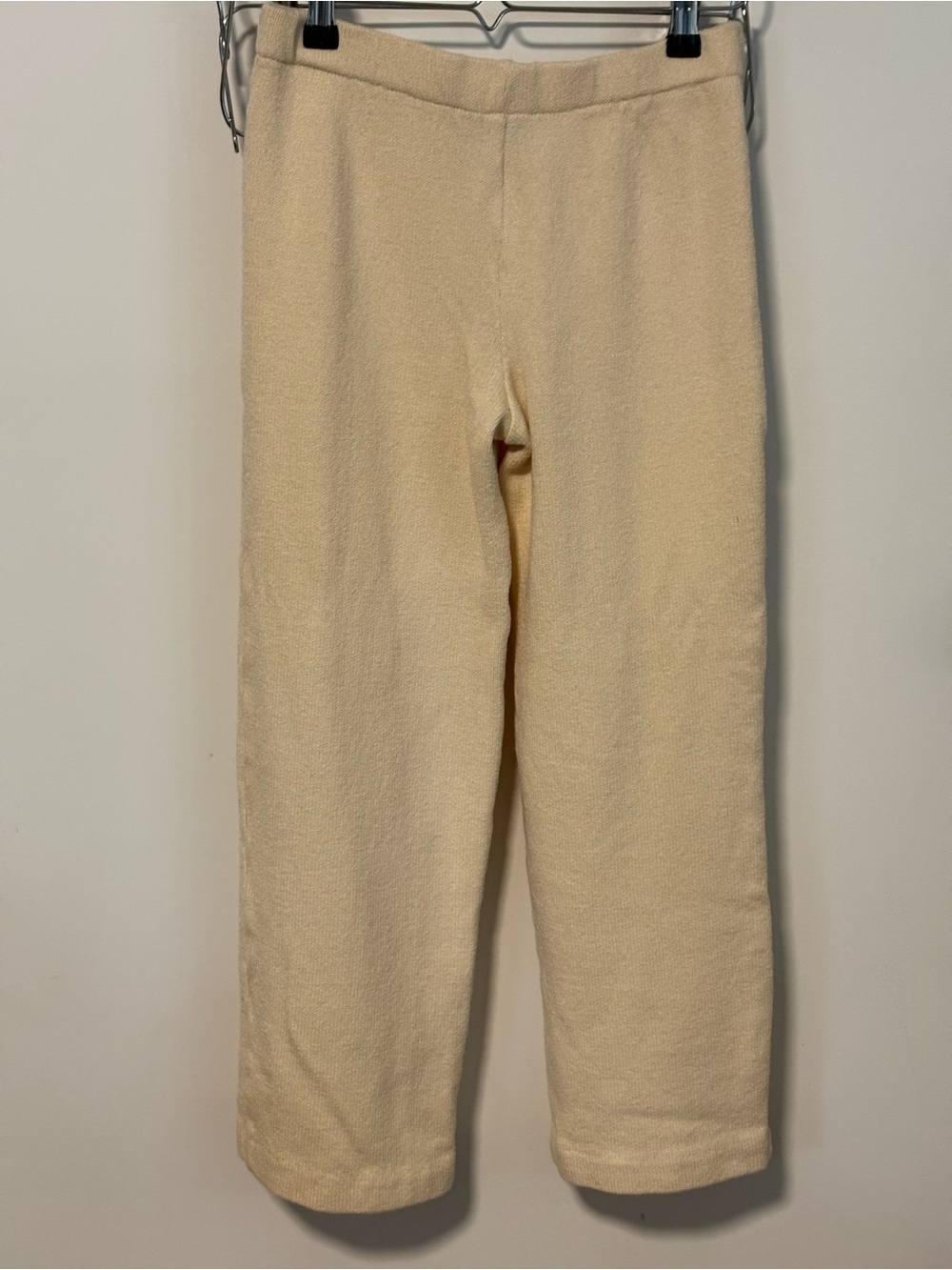 ST. JOHN EVENING Cream Knit Pants